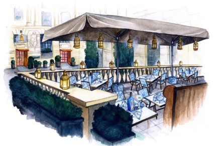 THE BOMBAY SAPPHIRE ULTIMATE GIN & TONIC TERRACE AT THE ROSEWOOD IN HOLBORN