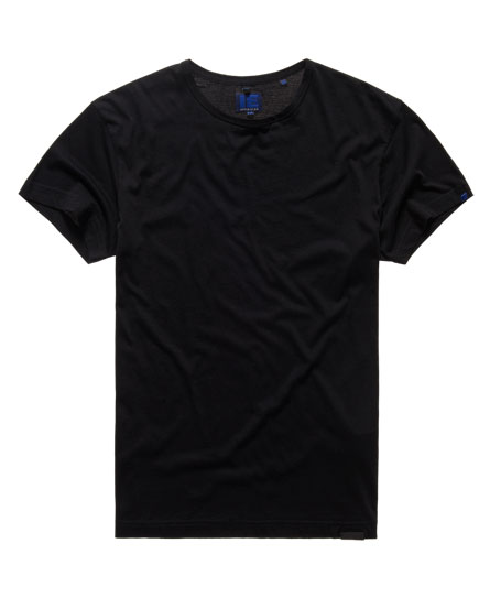 idris superdry refined t-shirt black