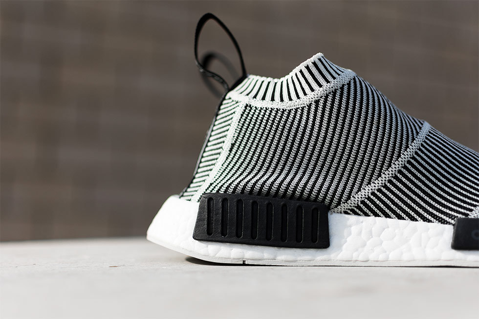 adidas nmd city sock black and white 3